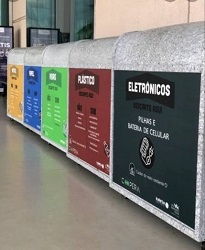 ponto de entrega voluntário modular