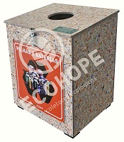 Coletor para pilhas e baterias 30L 