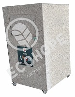 Coletor para condominios de reciclaveis de 1000L